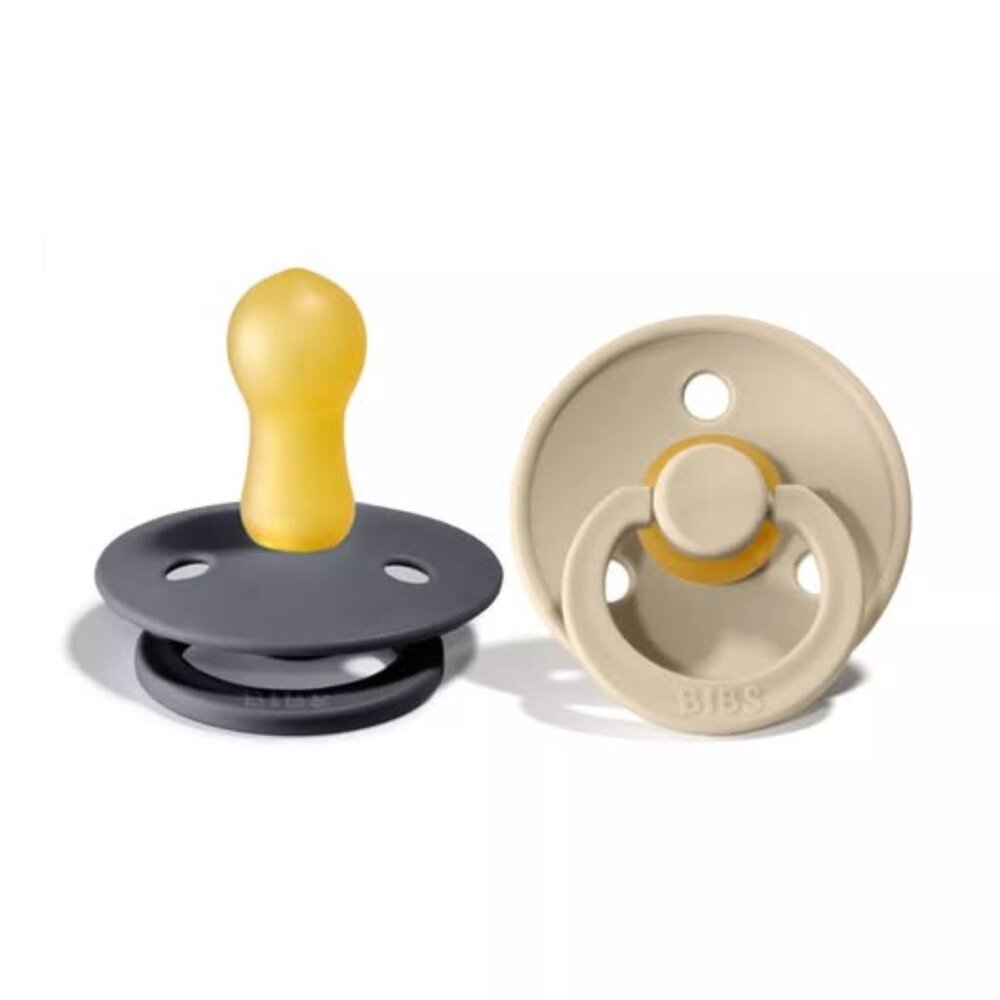 Brand New in Box Bibs Colour Latex Pacifier - 2pk